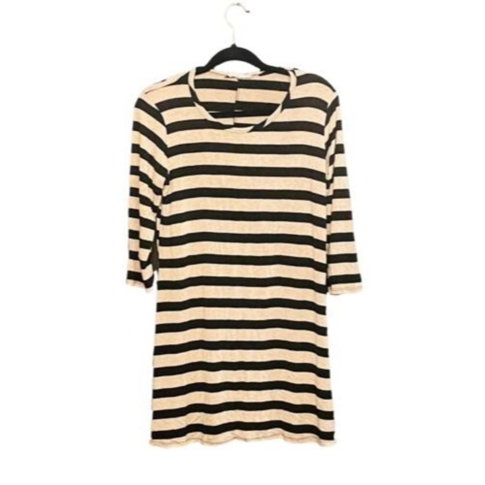 Boutique Forever Rose Couture Women’s XL  Extra Long Soft Shirt Top Tunic Black